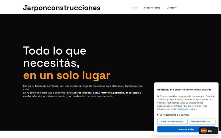 Screenshot of jarponconstrucciones.com