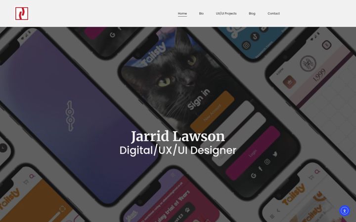 Screenshot of jarridlawson.com