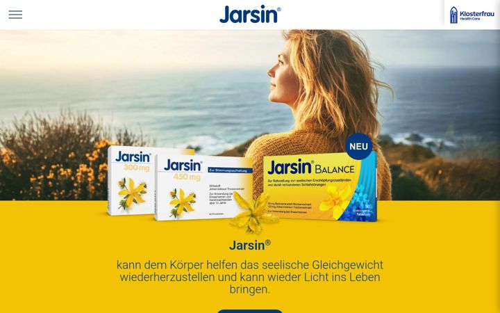 Screenshot of jarsin.de