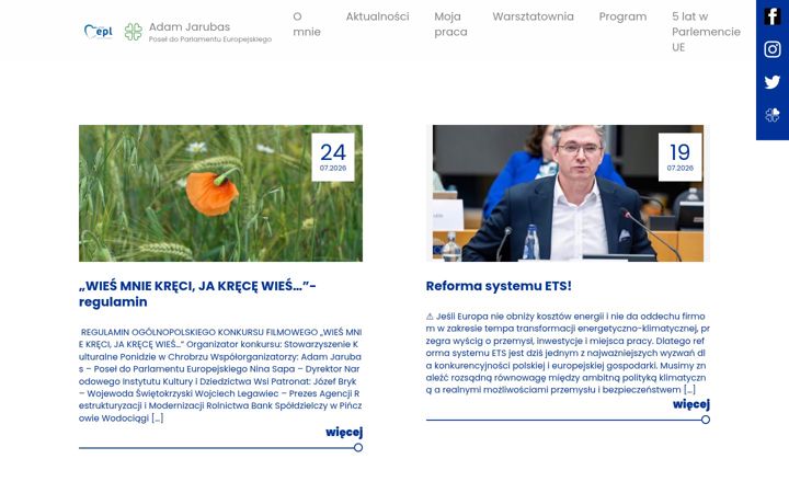 Screenshot of jarubasadam.pl