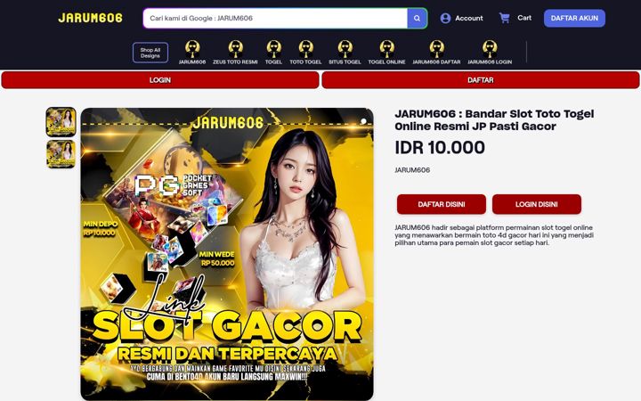 Screenshot of jarum606a.com