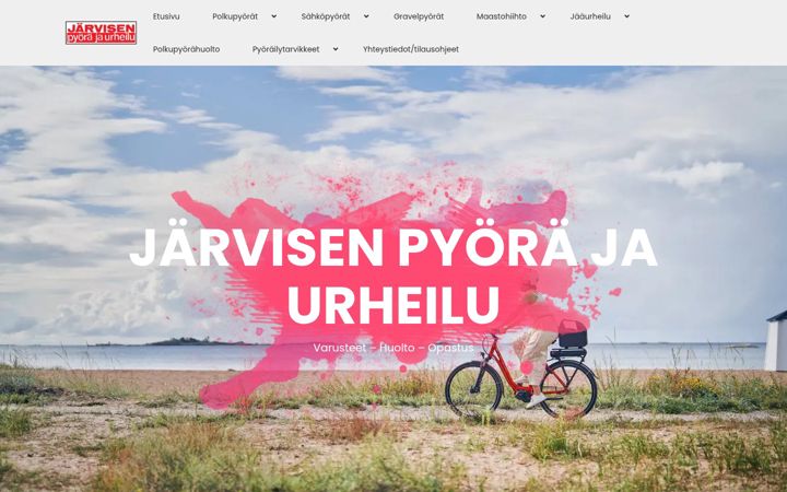 Screenshot ta' jarvisenpyora.fi