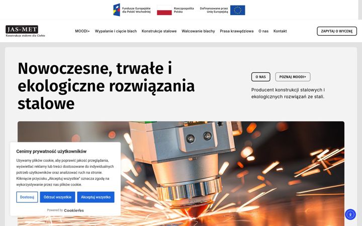 Screenshot of jas-met.pl