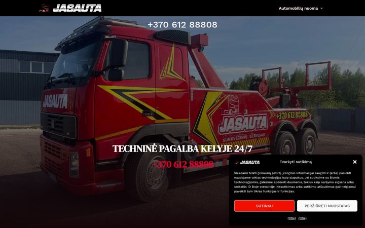 Screenshot of jasauta.lt