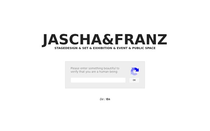 Screenshot of jaschaundfranz.net