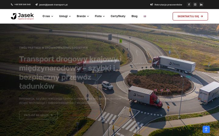 Screenshot of jasek-transport.pl