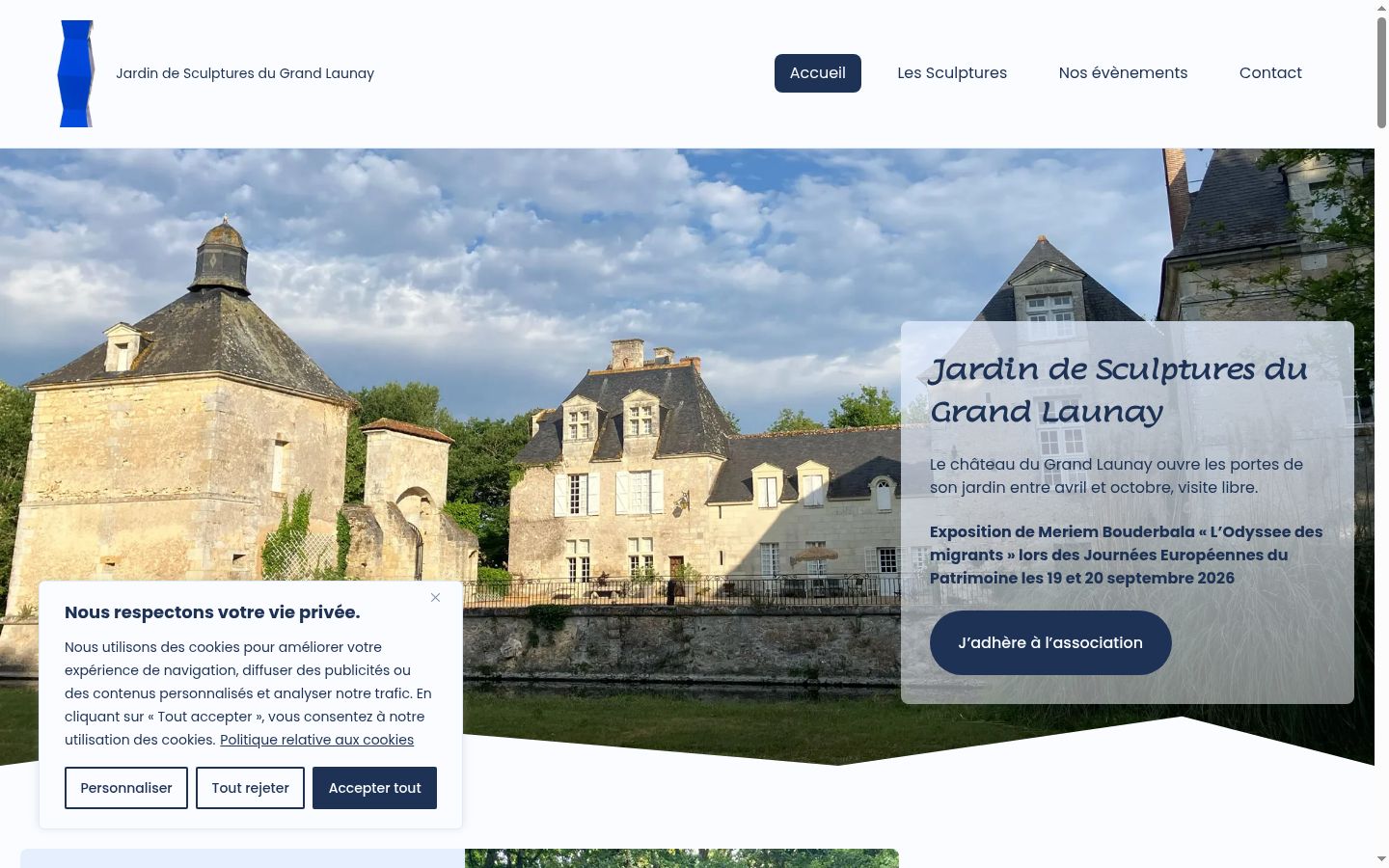 Screenshot tal-banner tal-kunsens muri qabel kwalunkwe interazzjoni