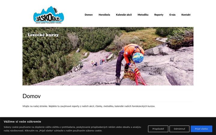 Screenshot of jaskobus.sk