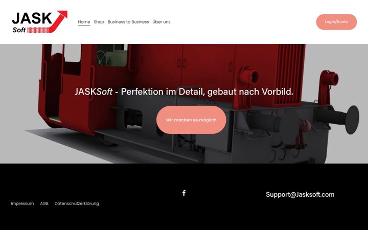 Screenshot of jasksoft.com
