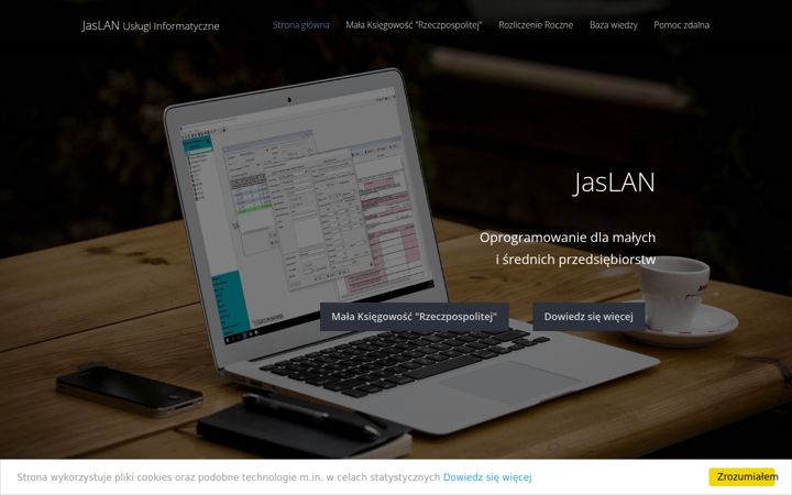 Screenshot of jaslan.pl