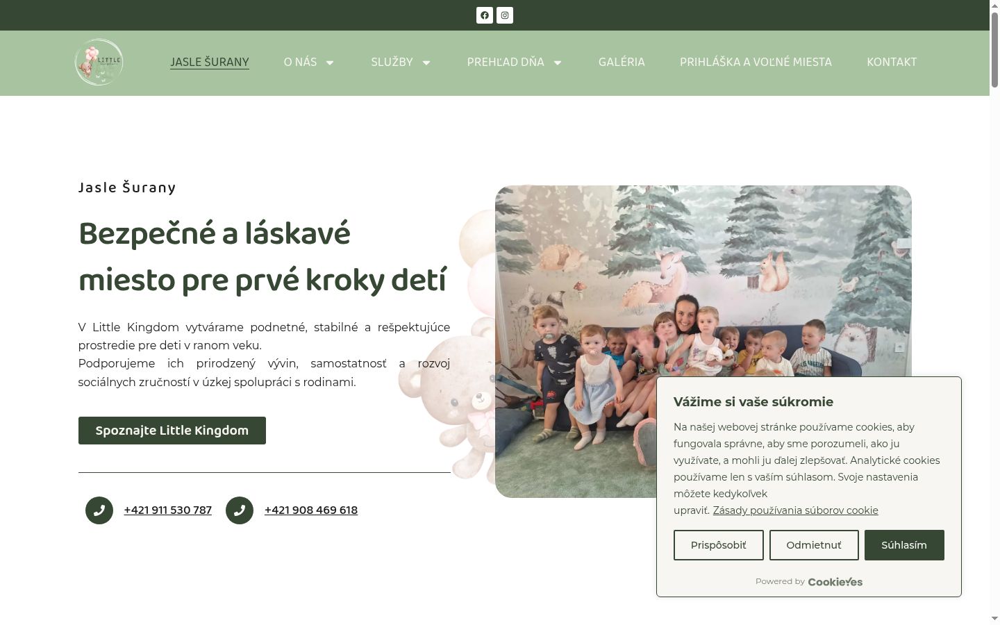 Zrzut ekranu banera zgody wyświetlanego przed jakąkolwiek interakcją