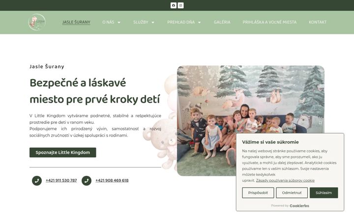Screenshot of jaslesurany.sk