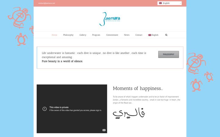 Screenshot of jasmara.net