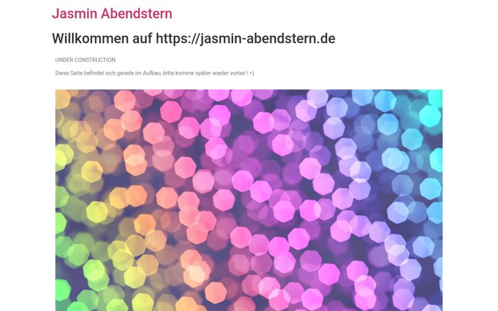 Screenshot of jasmin-abendstern.de