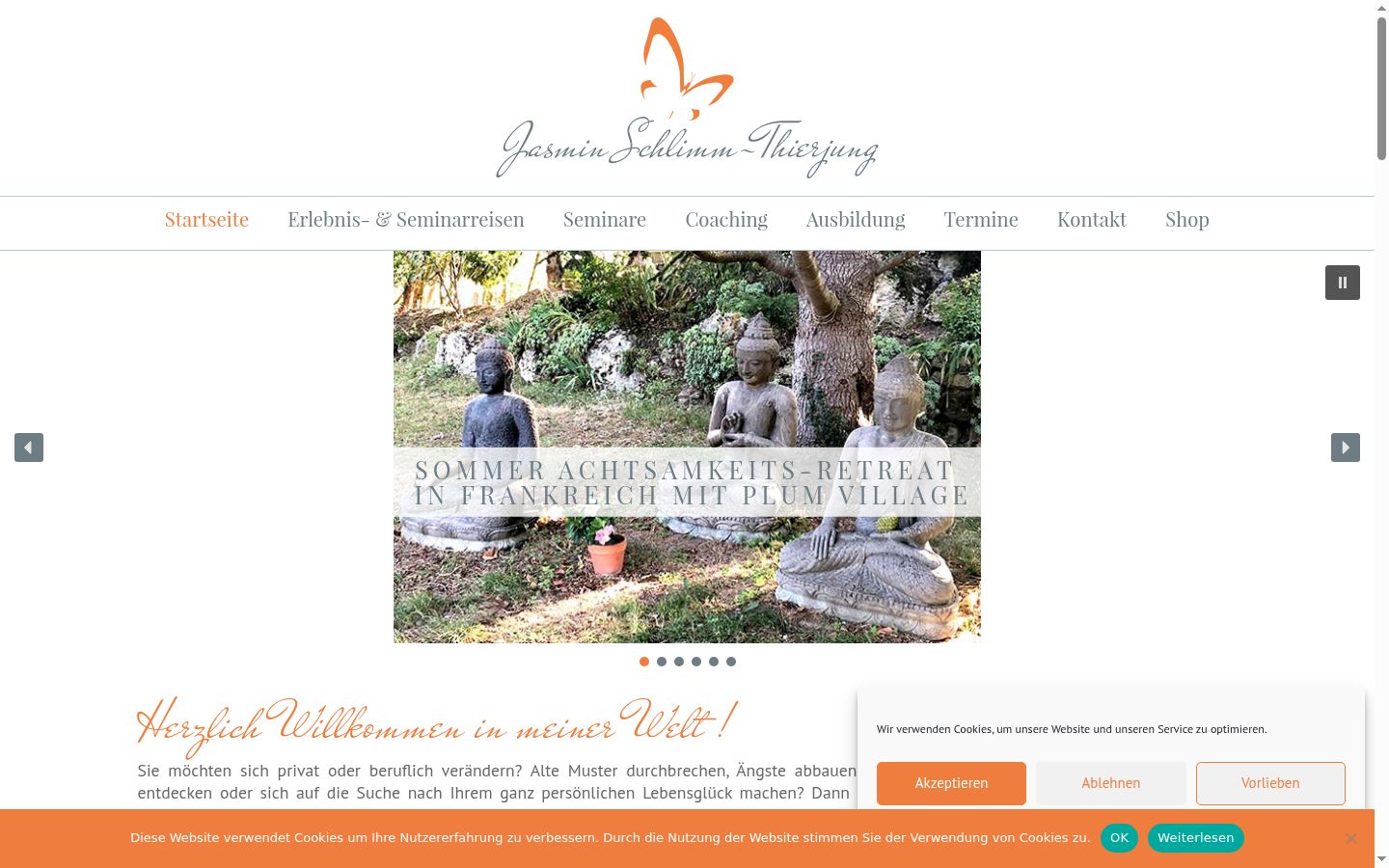 Screenshot tal-banner tal-kunsens muri qabel kwalunkwe interazzjoni