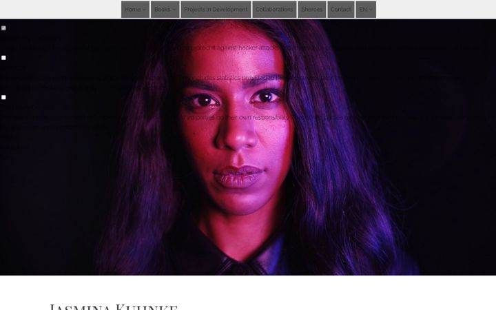 Screenshot of jasminakuhnke.com