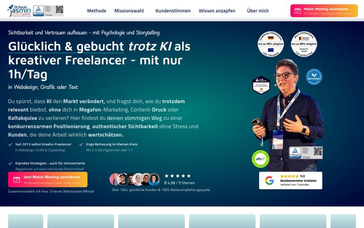 Screenshot of jasmindipardo.de