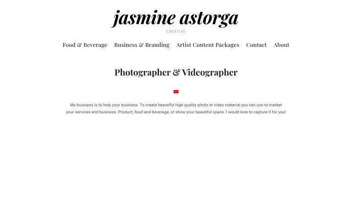 Screenshot of jasmineastorga.com