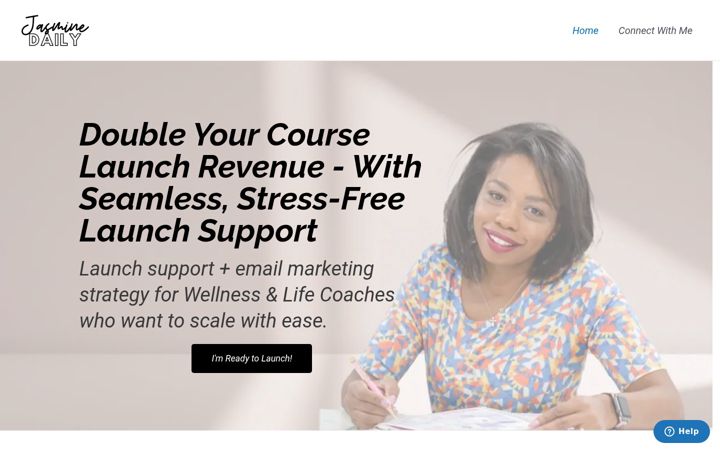 Screenshot of jasminedaily.com