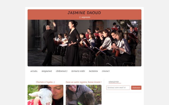 Screenshot of jasminedaoud.be