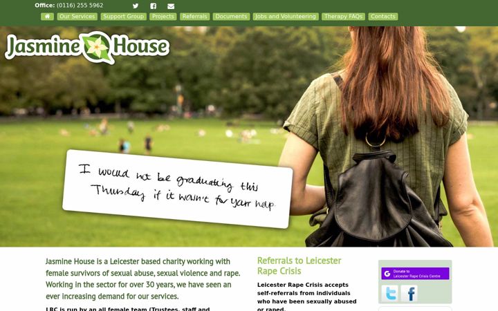 Screenshot of jasminehouse.org.uk