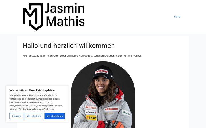Screenshot of jasminmathis.ch