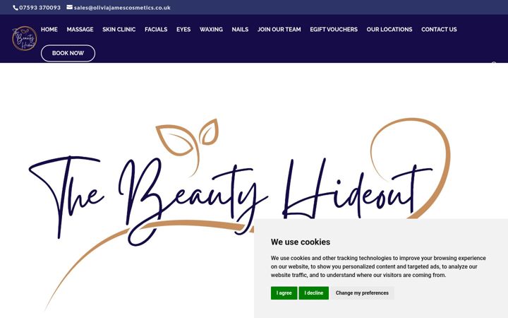 Screenshot of jasminolivia.co.uk