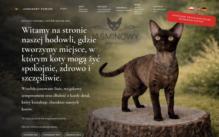 Screenshot of jasminowypowiew.pl