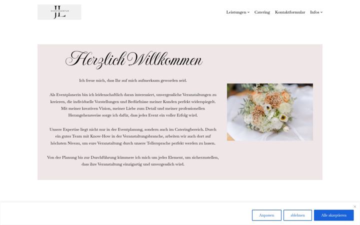 Screenshot of jasmins-hochzeitswerkstatt.de
