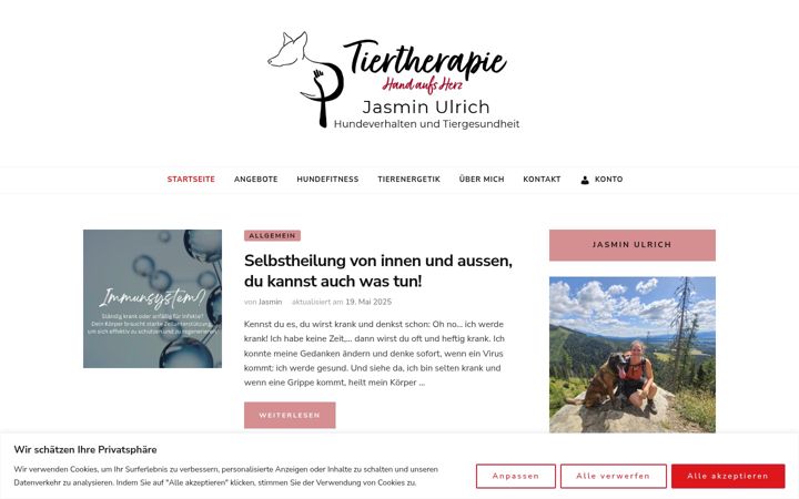 Screenshot of jasminulrich.ch