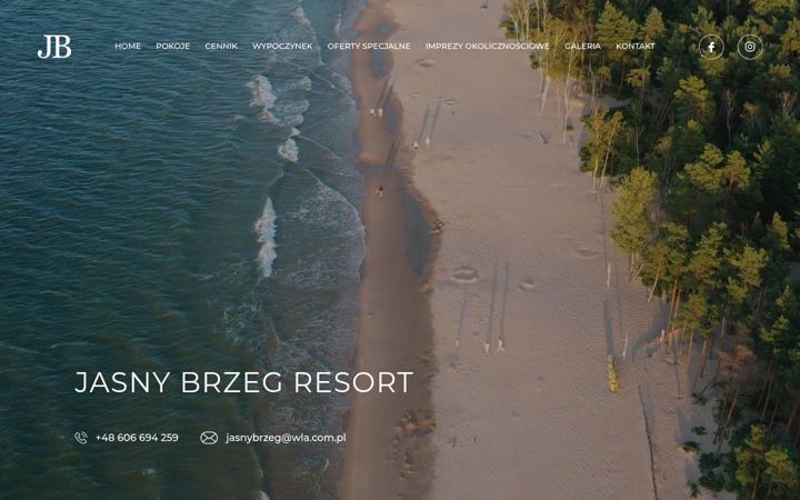 Screenshot of jasnybrzeg.com.pl