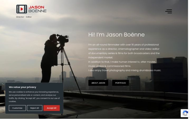 Screenshot of jasonboenne.com