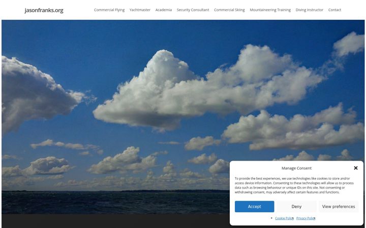 Screenshot of jasonfranks.org