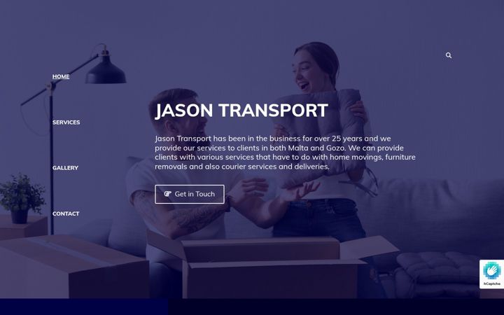 Ekrano kopija jasontransportsite.com