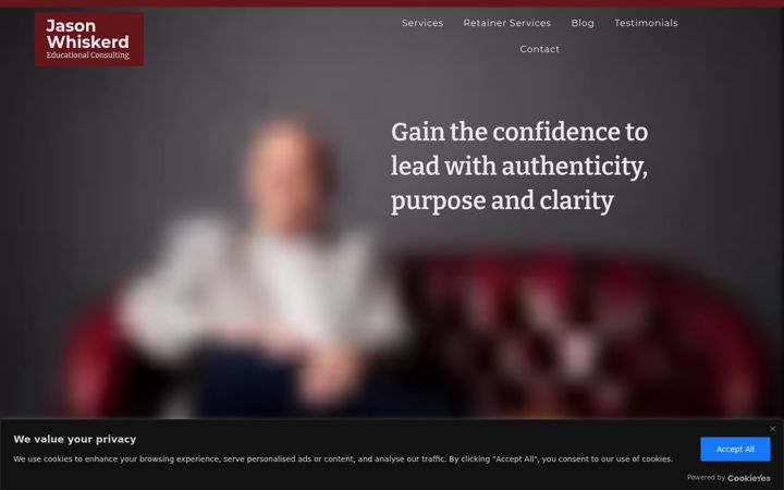 Screenshot of jasonwhiskerd.co.uk