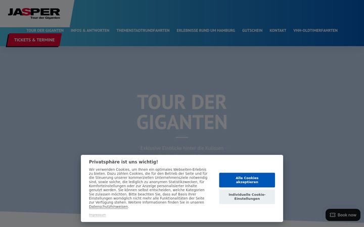 Screenshot of jasper.de