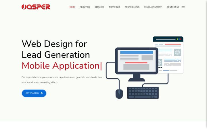 Screenshot of jasperit.net
