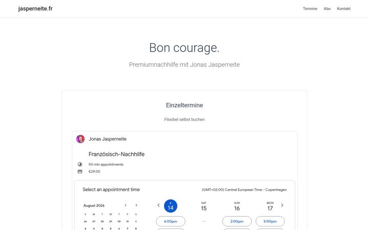 Screenshot of jasperneite.fr