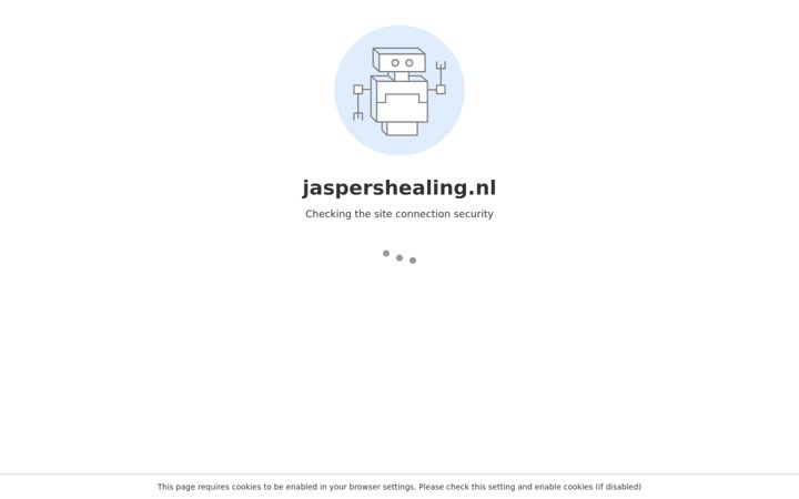 Screenshot of jaspershealing.nl