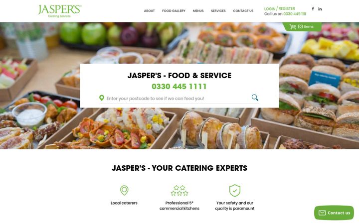 Screenshot of jaspersonline.co.uk