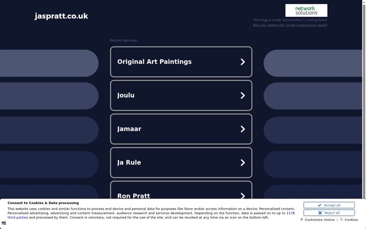 Screenshot of jaspratt.co.uk