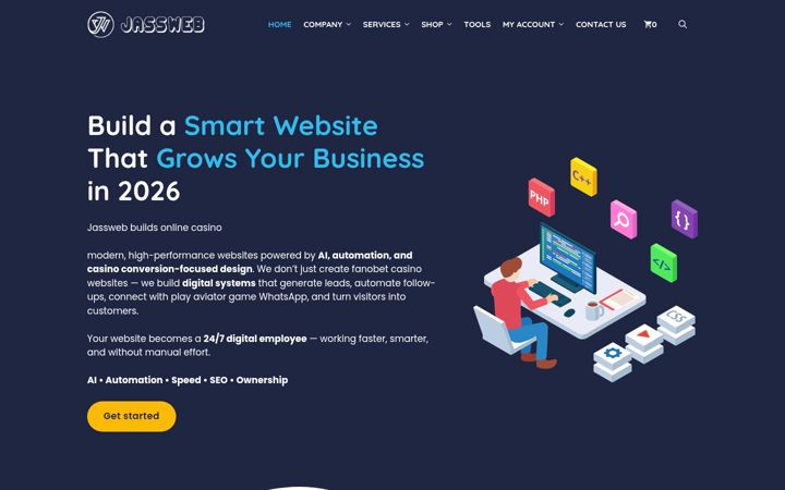 Screenshot of jassweb.com