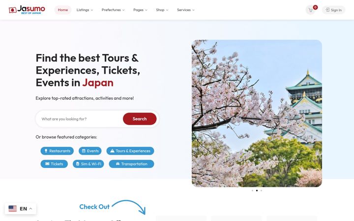 Screenshot di jasumo.com