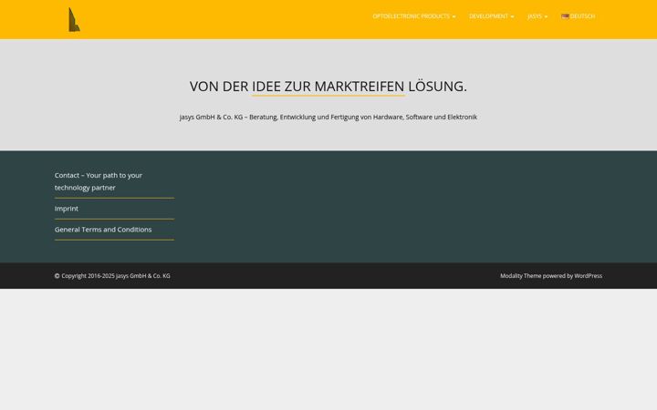 Screenshot of jasys.de
