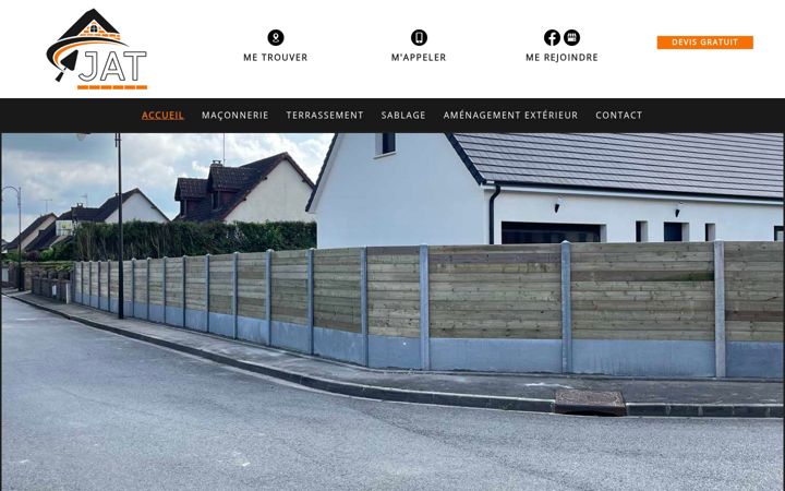 Screenshot of jat-amenagement-exterieur.fr