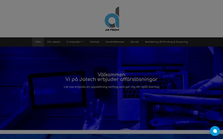 Screenshot of jatech.se