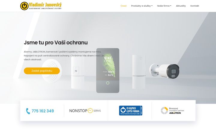 Screenshot of jatel.cz