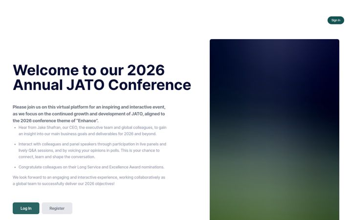 Screenshot of jato-live.com
