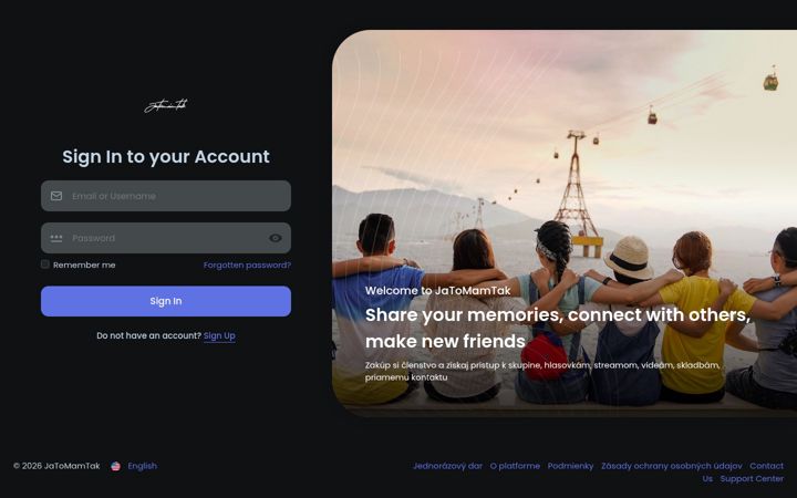 Screenshot of jatomamtak.sk