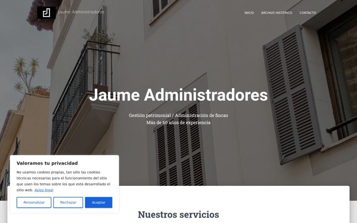 Screenshot of jaumeadministradores.com